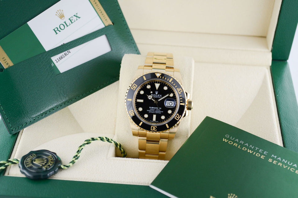 SUBMARINER ORO CON NEGRO AAA SÚPER 1.1