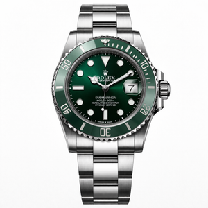 SUBMARINER PLATA CON VERDE AAA SÚPER 1.1