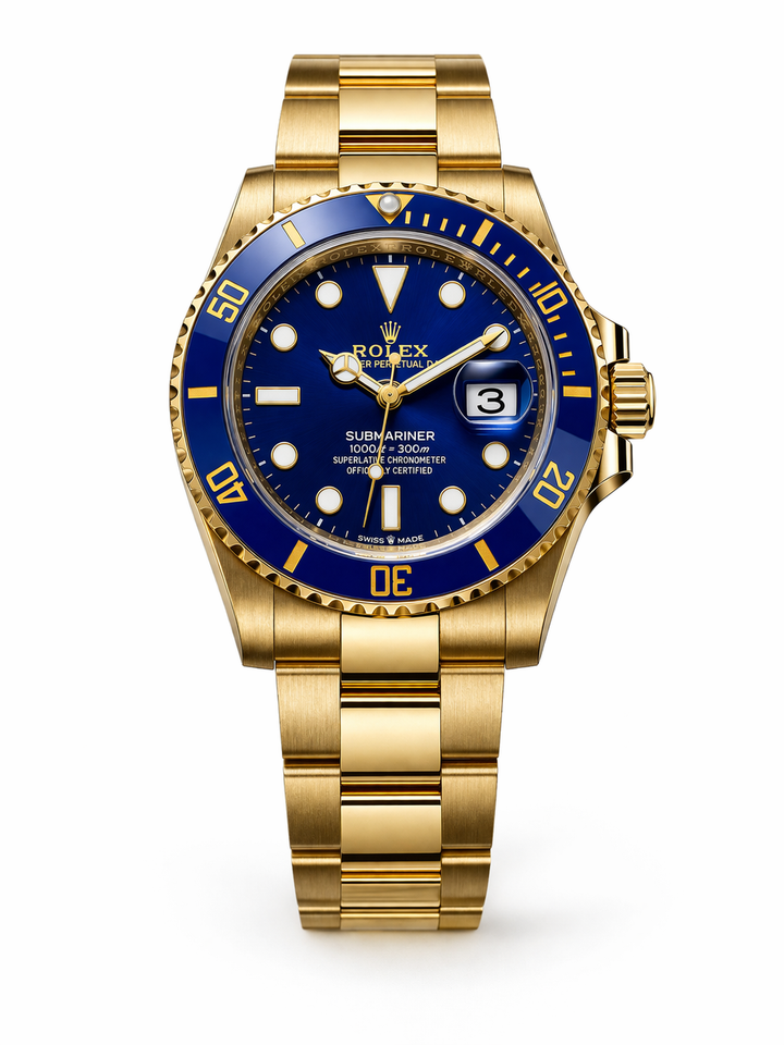 SUBMARINER ORO CON AZUL AAA SÚPER 1.1