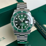 SUBMARINER PLATA CON VERDE AAA SÚPER 1.1