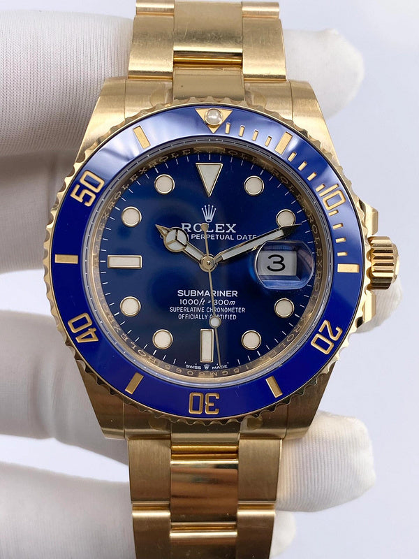 SUBMARINER ORO CON AZUL AAA SÚPER 1.1