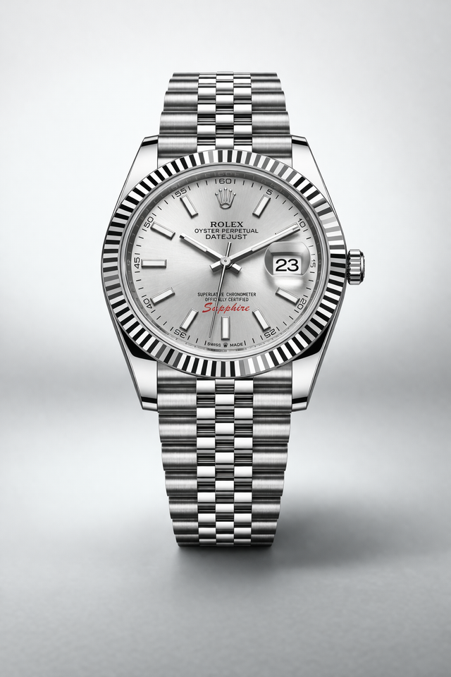 DATEJUST PLATA CON BRANCO AAA SÚPER 1.1