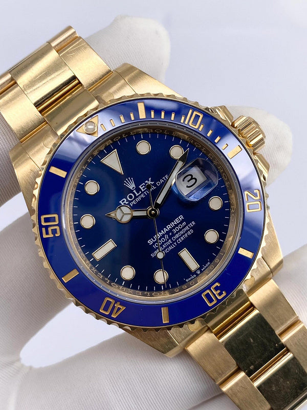 SUBMARINER ORO CON AZUL AAA SÚPER 1.1