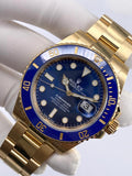 SUBMARINER ORO CON AZUL AAA SÚPER 1.1