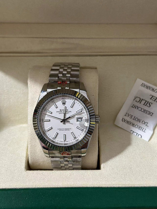DATEJUST PLATA CON BRANCO AAA SÚPER 1.1