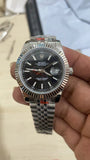 DATEJUST PLATA CON NEGRO AAA SÚPER 1.1