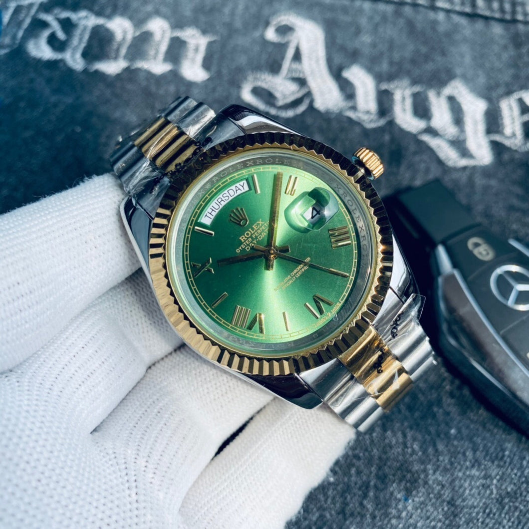 DAY-DATE ORO Y PLATA