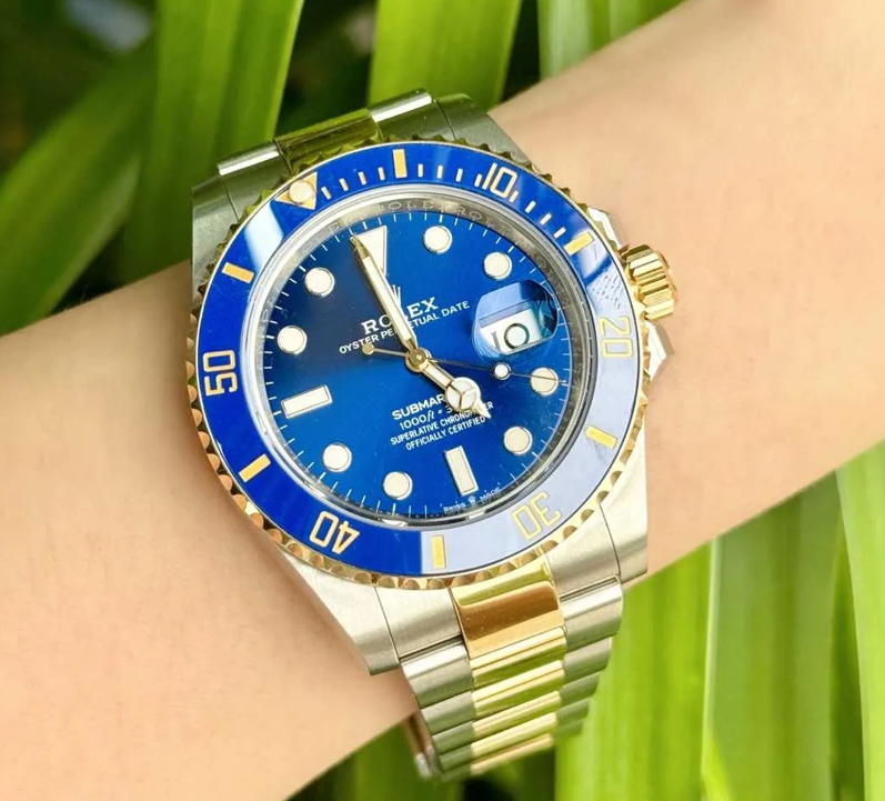 SUBMARINER PLATA Y ORO AAA