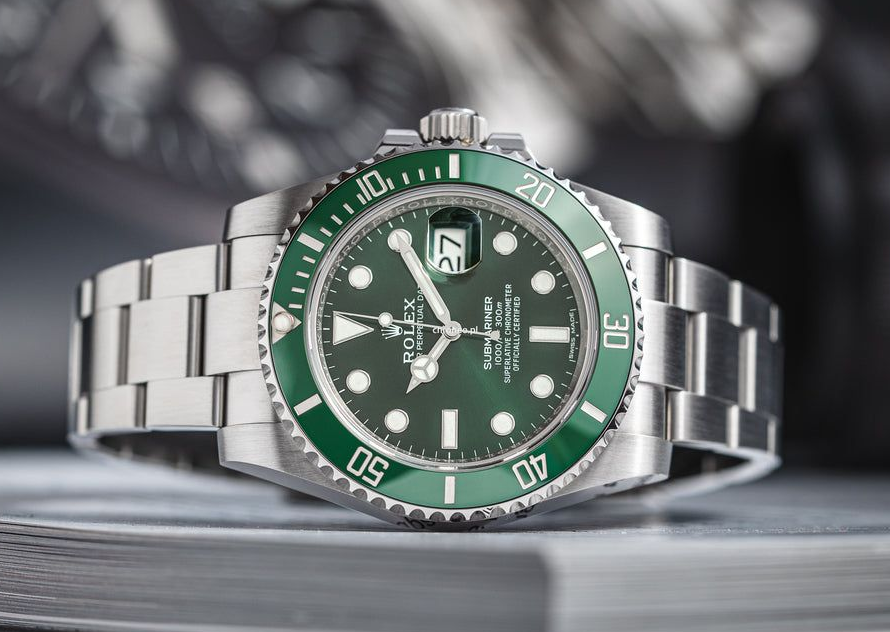 SUBMARINER PLATA CON VERDE AAA SÚPER 1.1