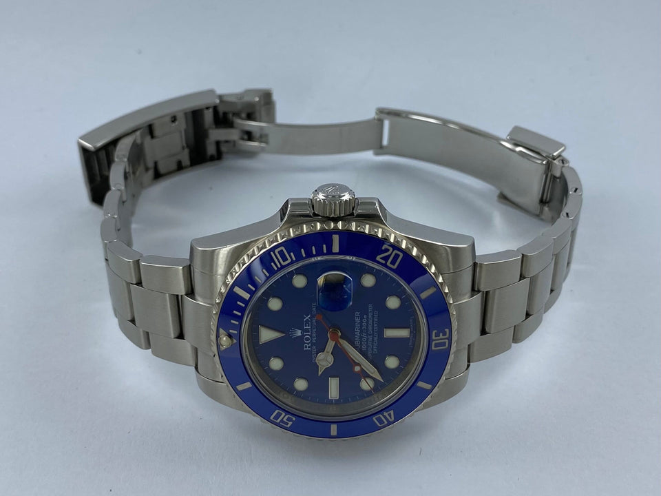 SUBMARINER PLATA CON AZUL AAA SÚPER 1.1