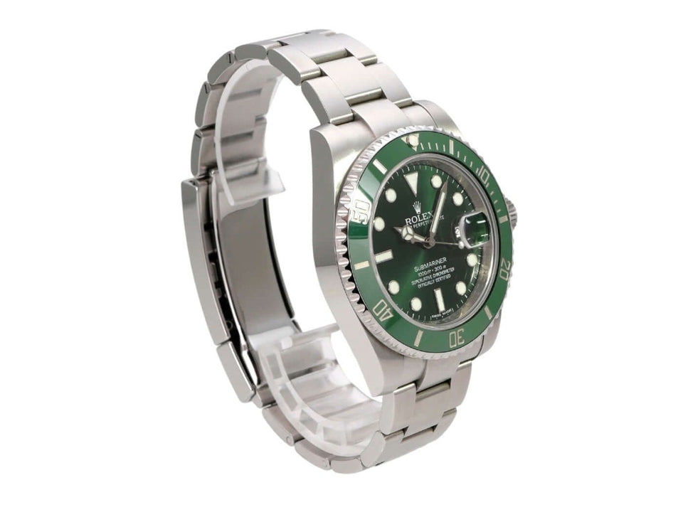 SUBMARINER PLATA CON VERDE AAA SÚPER 1.1