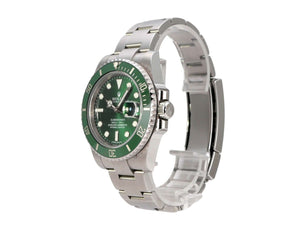 SUBMARINER PLATA CON VERDE AAA SÚPER 1.1