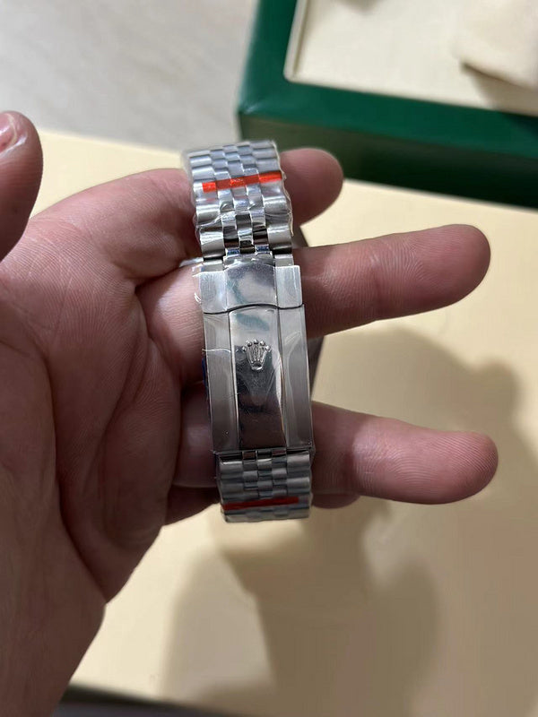 DATEJUST PLATA CON NEGRO AAA SÚPER 1.1