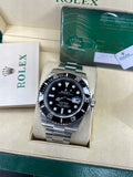 SUBMARINER PLATA CON NEGRO AAA SÚPER 1.1